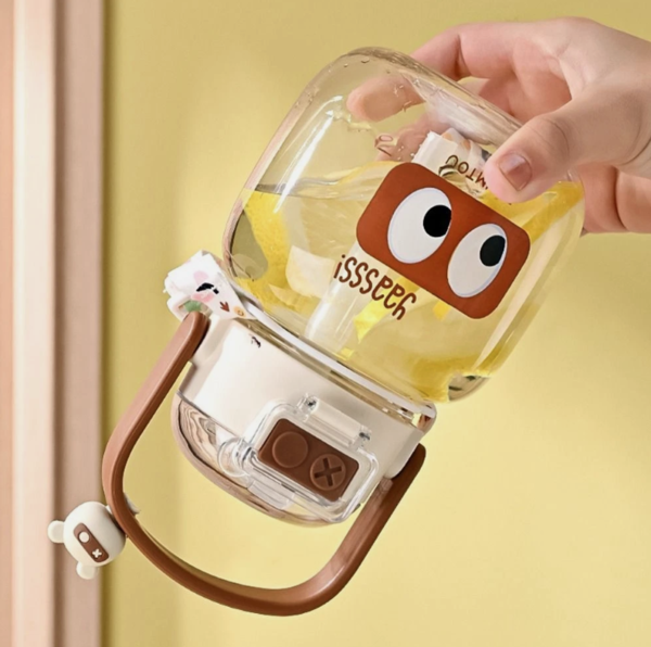 ✨ 500ML Chain Happy Supply Water Bottle