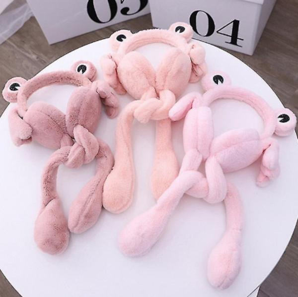 Bug Eyes Plush Earmuffs with Long Arms