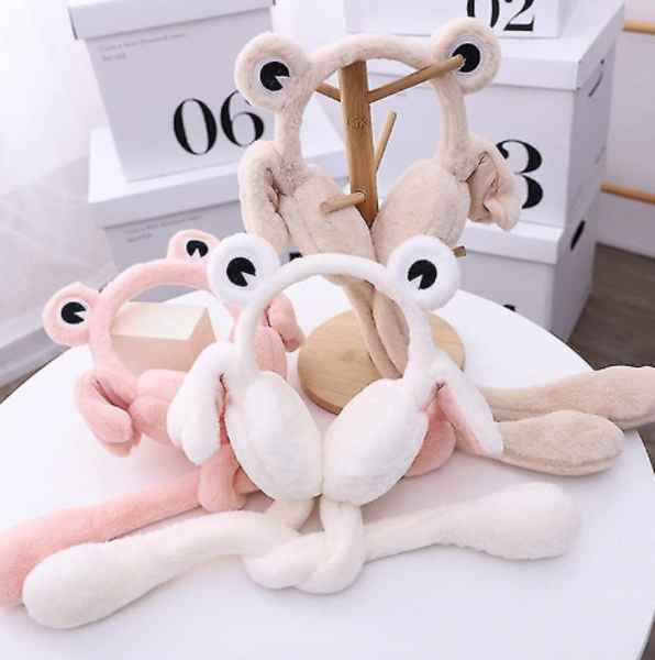 Bug Eyes Plush Earmuffs with Long Arms