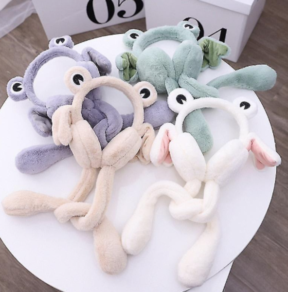 Bug Eyes Plush Earmuffs with Long Arms