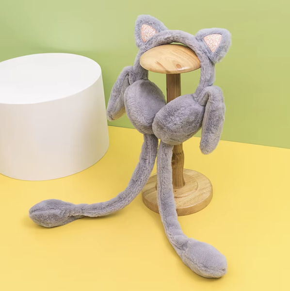 🐱Cute Funny Plush Cat Earmuffs