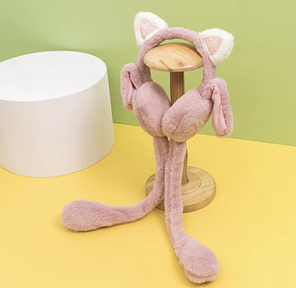 🐱Cute Funny Plush Cat Earmuffs