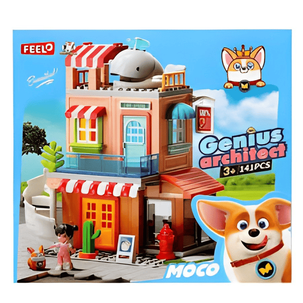 Feelo Genius Architect Building Set β 141 Pieces π§±ποΈπ§ (Ages 6+)