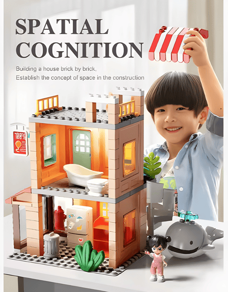 Feelo Genius Architect Building Set β 141 Pieces π§±ποΈπ§ (Ages 6+)
