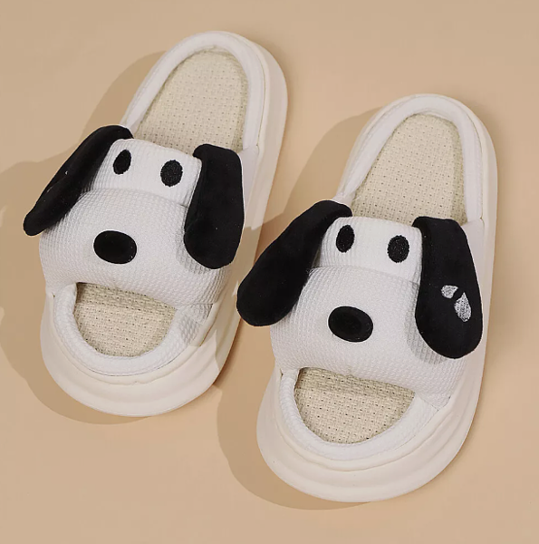 πΆ Puppy Love Plush Slippers β Pink