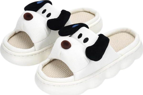 πΆ Puppy Love Plush Slippers β Pink