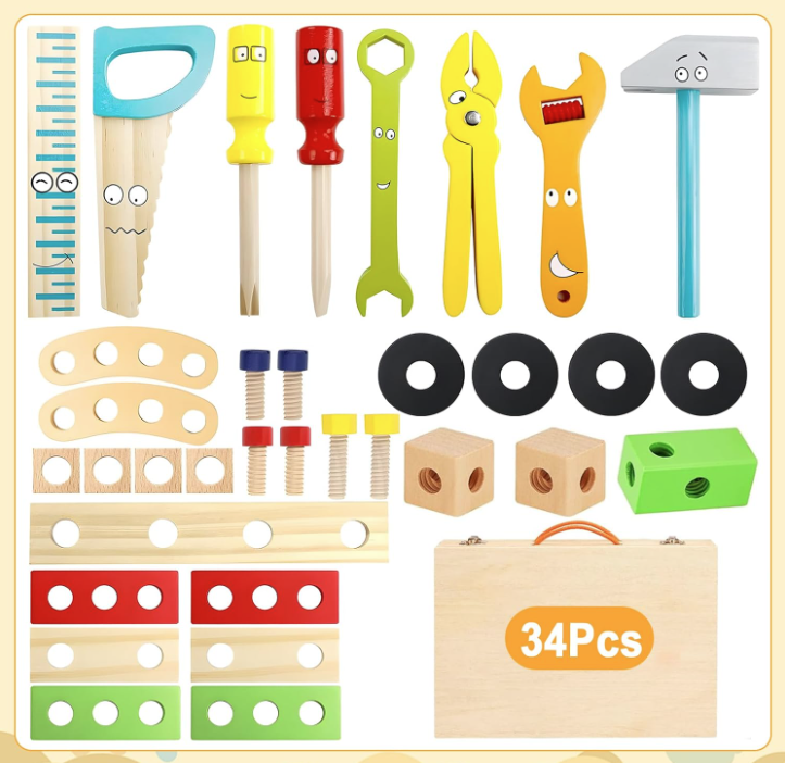 π§°π© 34-Piece Simulation Toolbox β For Little Builders With Big Dreams!