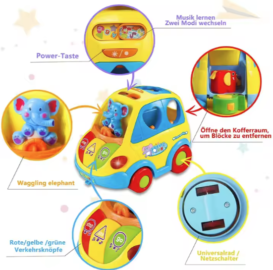 Smart Bus Clever Coupe β Lights, Music & Learning Fun on Wheels!