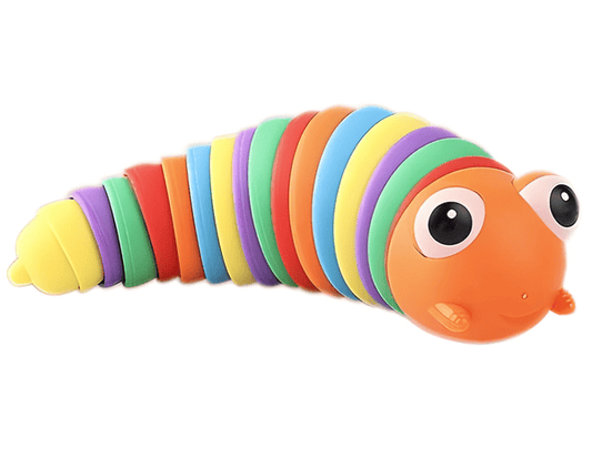 Rainbow Wriggle Slug – 18cm Set of 2🐌🌈