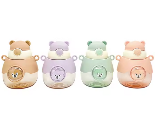 🐻 1L Bear Water Bottle with Strap – Cute & Functional