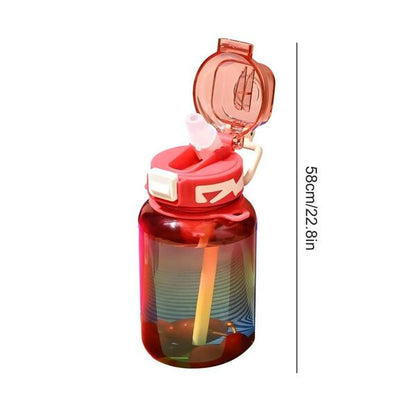 💪 1L Motivational Gym Water Bottle – Hydration with a Purpose