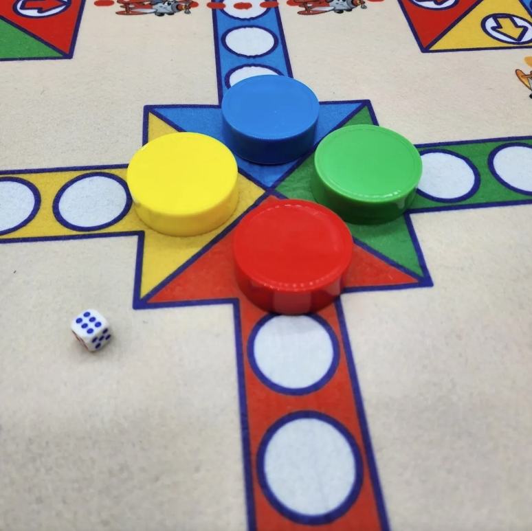 2-in-1 Chessboard Carpet Game – Snakes & Ladders + Flying Chess Fun!