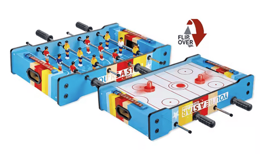 🎮 2-in-1 Multi-Function Game Table – Table Football & Air Hockey Combo!