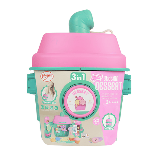 3-in-1 Station Dessert Set – 22 Pieces 🍰🍦☕