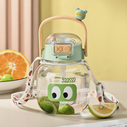 ✨ 500ML Chain Happy Supply Water Bottle