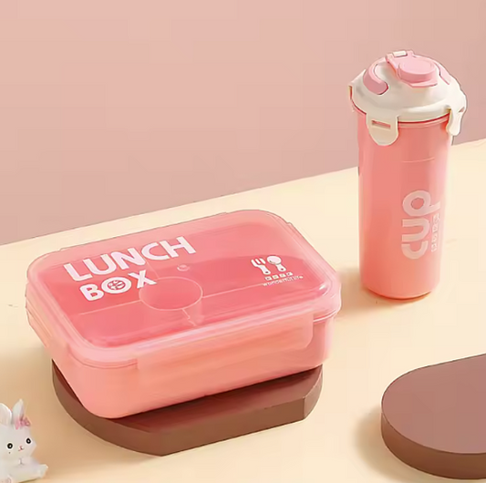 5 Grids Lunch Box Set 🍱🥄🧃