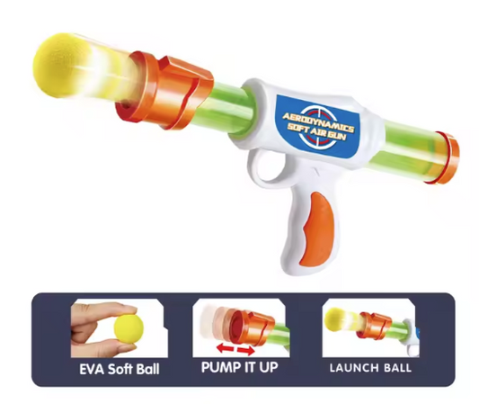 🌀 AeroDynamics Soft Air Gun – Pro Precision Blaster (8+)