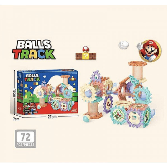 Ball Track – 72pcs 🟡🛤️🎠