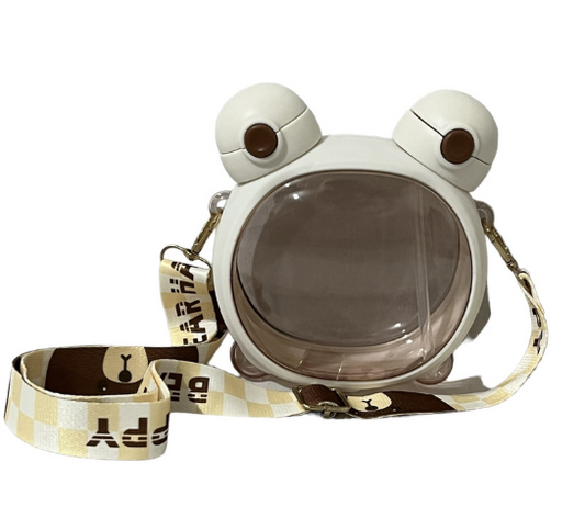 🐻 Bear Water Bottle – 750ml (With Strap)