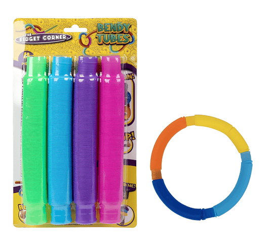 Bendy Tubes – 4pcs 🌈🌀