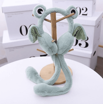 Bug Eyes Plush Earmuffs with Long Arms