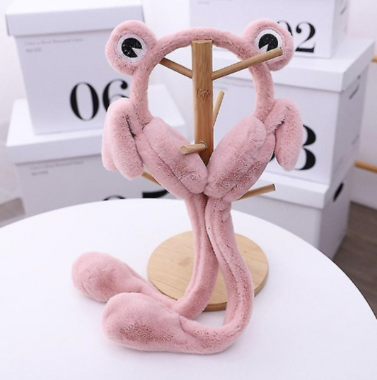 Bug Eyes Plush Earmuffs with Long Arms