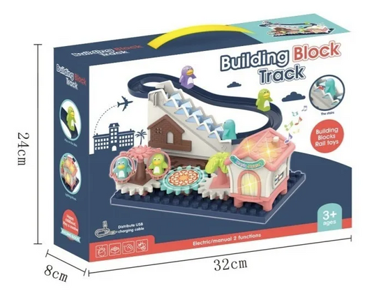 🧱🚦 Building Block Track – Creative Construction Meets High-Speed Fun!
