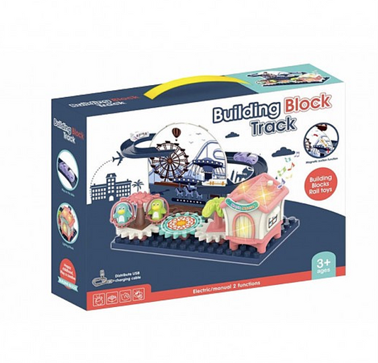 🧱🚦 Building Block Track – Creative Construction Meets High-Speed Fun!