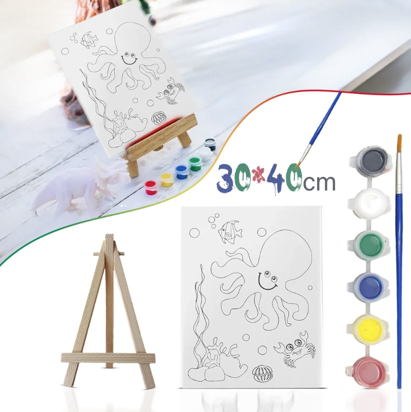 30x40cm  Premium Artist Canvas with Stand
