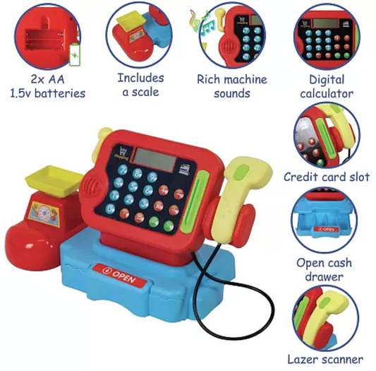 Cash Register Toy Set 🛒💳💰