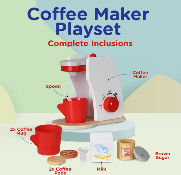 Coffee Maker Playset  ☕️👩‍🍳🧡