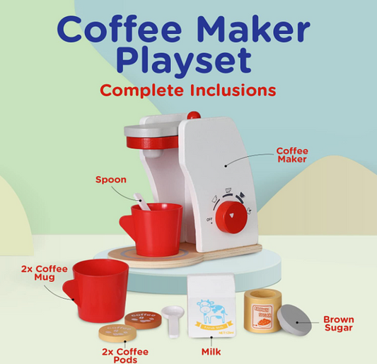 Coffee Maker Playset  ☕️👩‍🍳🧡