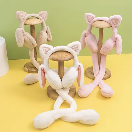 🐱Cute Funny Plush Cat Earmuffs