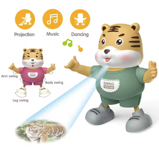 Dancing Projection Tiger – Lights, Beats & Roaring Moves!