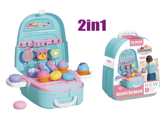 Dessert Backpack Playset 🍰🎒🍭