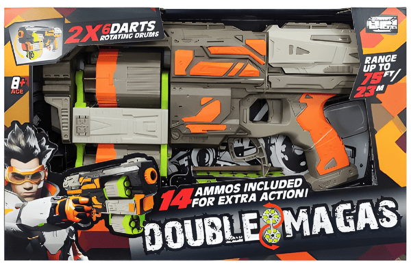 🔫 Double Magas Darts Gun