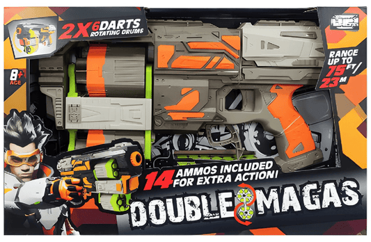 🔫 Double Magas Darts Gun