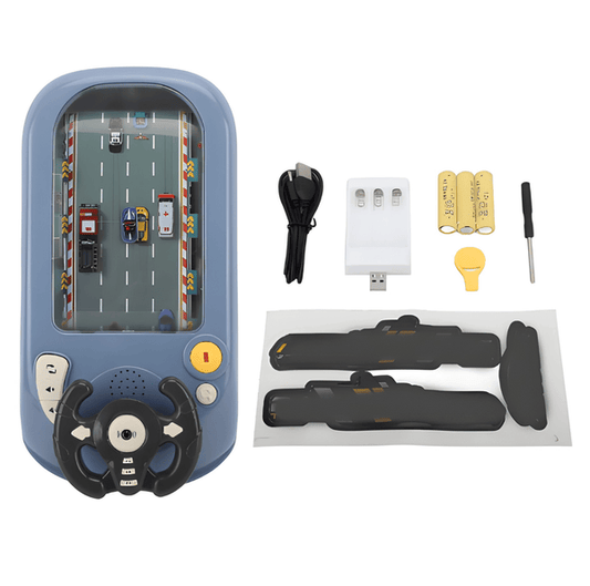 🏎️ Electric Driving Game Console – Racing Fun at Your Fingertips!