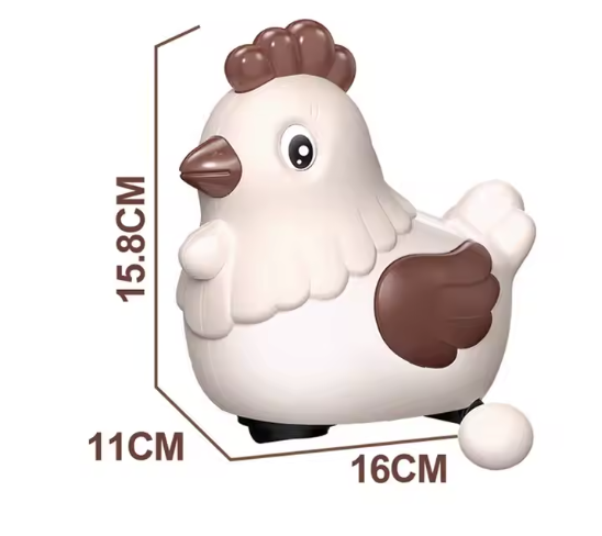 Electric Rotating Hen – Walks, Dances & Lays Egg