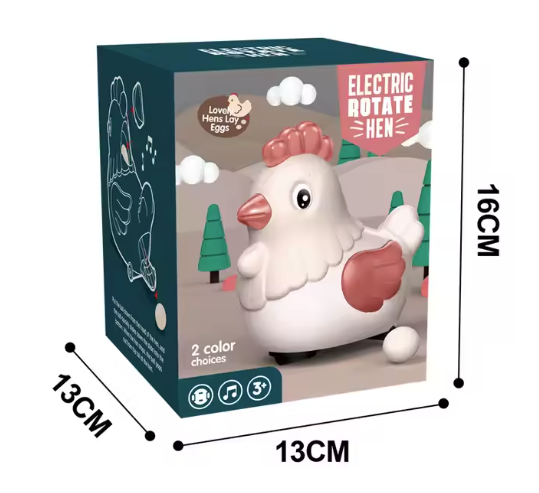 Electric Rotating Hen – Walks, Dances & Lays Egg