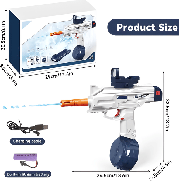 Electric Vector Water Gun – Power Splash Edition