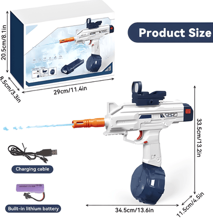 Electric Vector Water Gun – Power Splash Edition