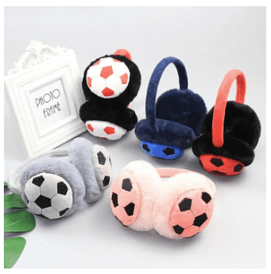 ⚽ Football Earmuffs – Cozy Comfort for Little Champions!