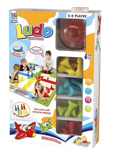 🎲 Ludo Giant Floor Game – 50x60cm of Classic Fun!