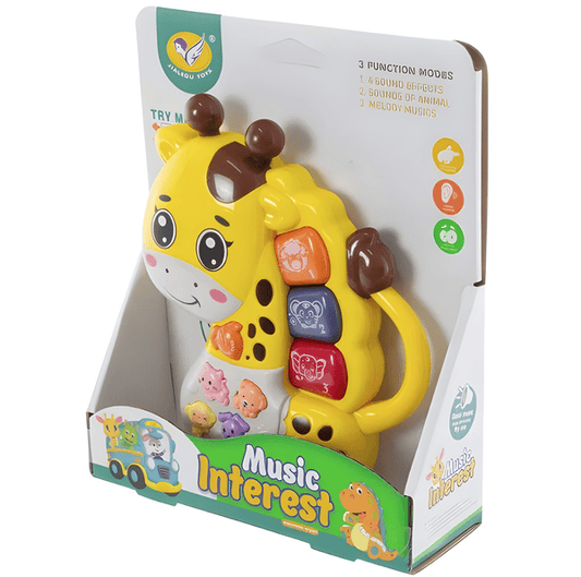 Giraffe Musical Baby Toy | Light-Up Sounds & Animal Fun
