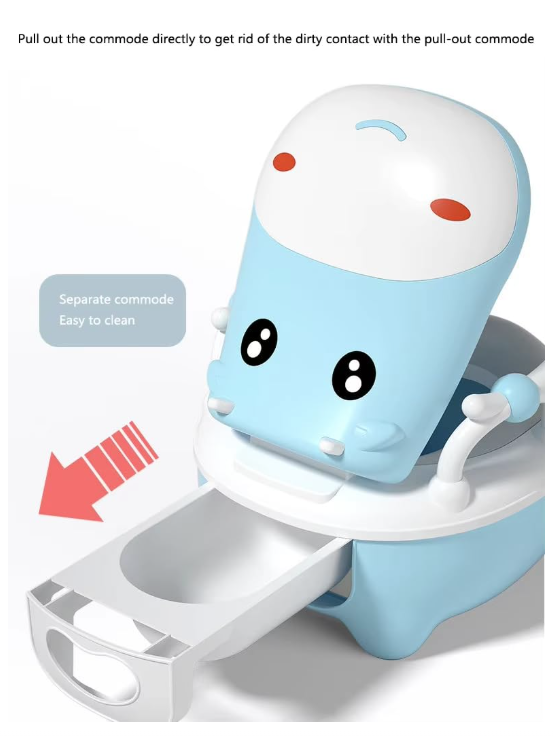 Hippo Potty Trainer – Cute, Comfy & Kid-Approved Toilet Time Companion