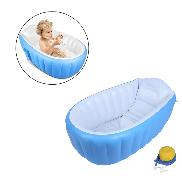 Inflatable Baby Bath Tub – Soft, Foldable & Travel-Friendly (0–3 Years)