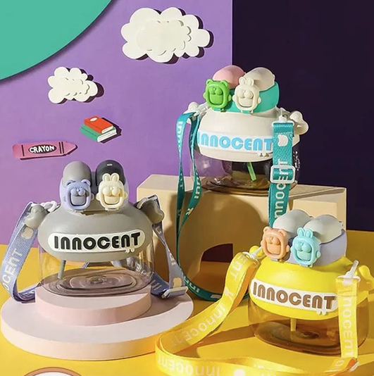 💧 Innocent Water Bottle – 1200ml (Double Drinking)