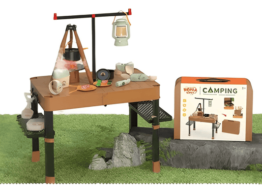 🟢 Koala Adventure Camping Set with Fold-Up Table – Ages 3+ 🐨🪑🎒