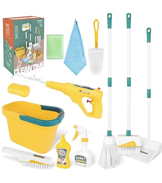 Little Dustman Clean Time 🧽🧹🧼